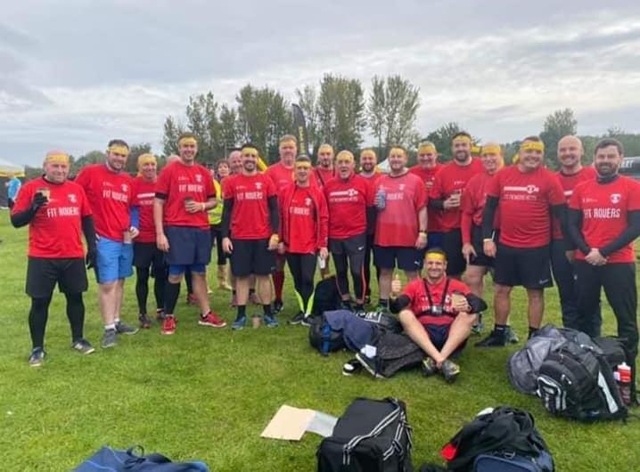 The Fit Rovers team who tackled the Rat Race challenge.