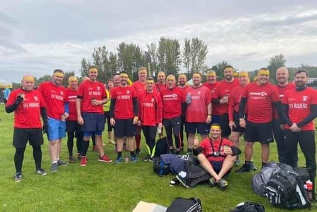 The Fit Rovers team who tackled the Rat Race challenge.