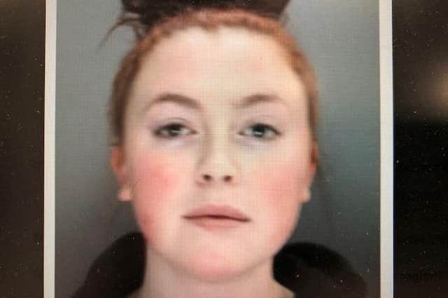 Pictured is Sharnah Doyle, 23, of Chesterton Street, Liverpool, who has been jailed for six months after admitting producing cannabis and transferring criminal property.
