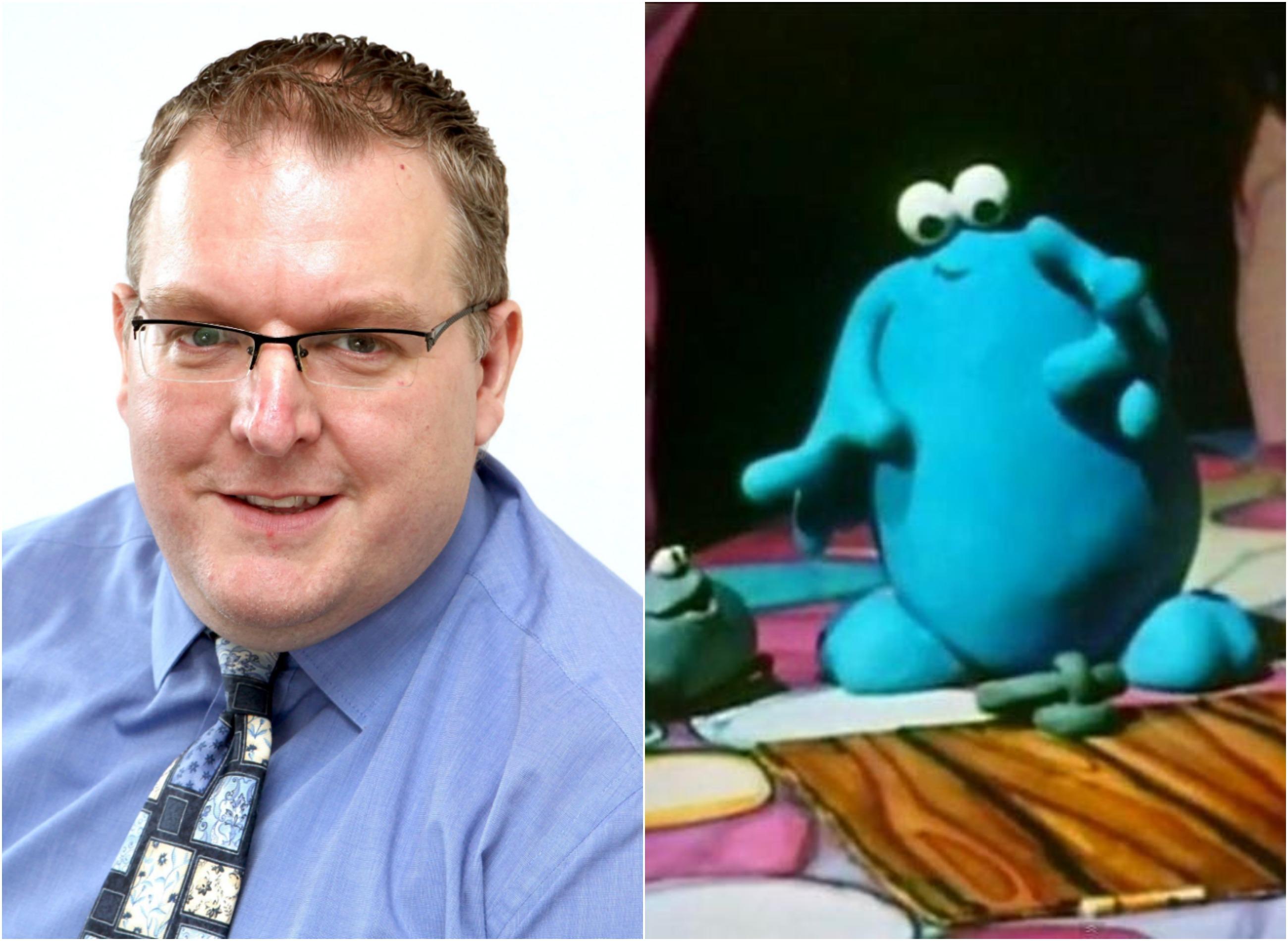 Darren Burke - used to insults since the days of Berk in The Trap Door.
