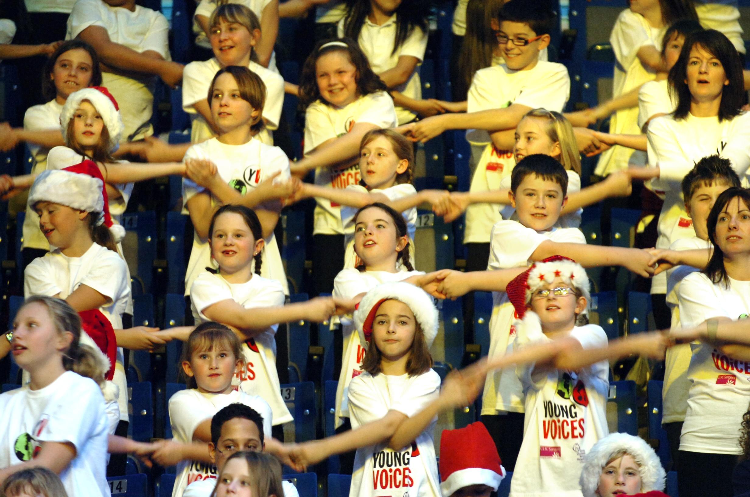 Young Voices Concert at the Sheffield Arena in 2007....Urban Straines