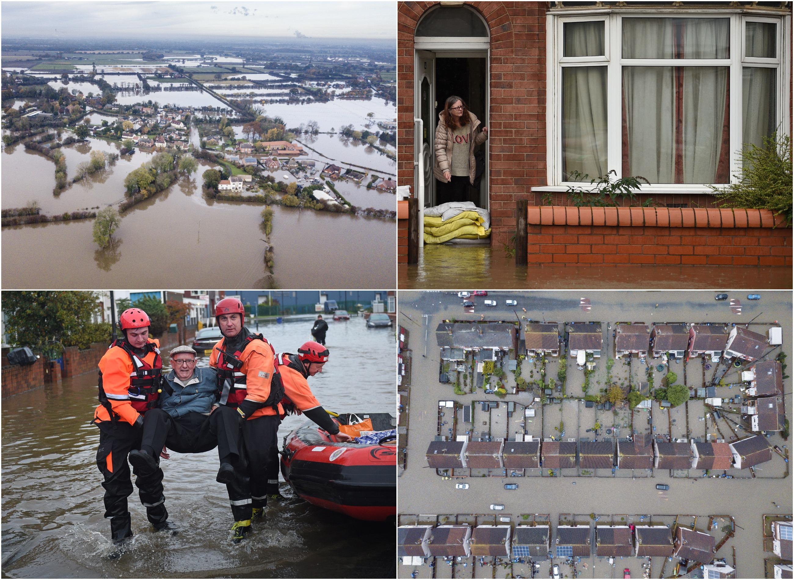 Floods devastation in Doncaster.