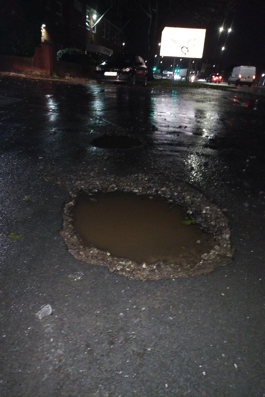 This pot hole on Cliff Street. Mexborough, has now been fixed