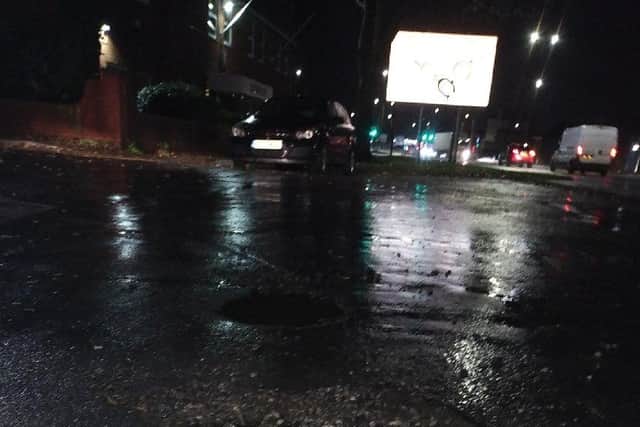 This pot hole on Cliff Street. Mexborough, has now been fixed