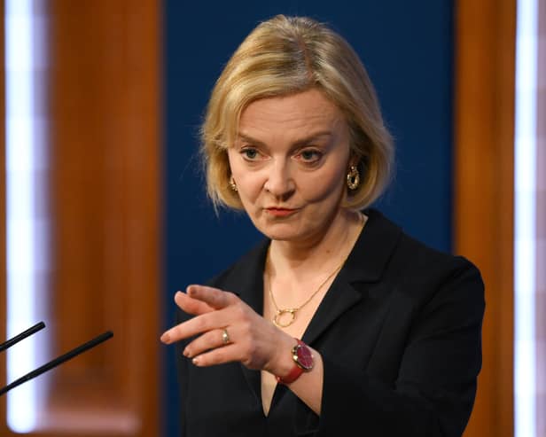 Liz Truss today sacked chancellor Kwasi Kwarteng. Photo: Getty