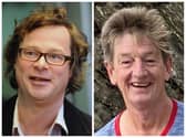 Hugh Fearnley-Whittingstall (left) and missing friend Nick Fisher.