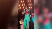 Video footage shows Harry Styles asking the crowd to move back slowly to stop fans being crushed against the handrails.