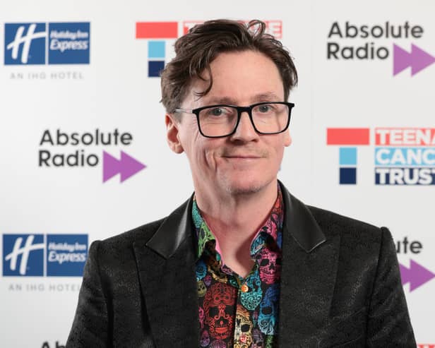 Ed Byrne attends Absolute Radio Live at the Palladium Theatre on November 27, 2022 