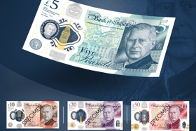 he new bank notes bearing the image of King Charles III are set to go into circulation in mid-2024. Pic: Bank of England.