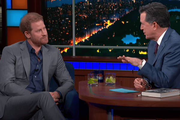Harry, Duke of Sussex, appeared on CBS late night talk show The Late Show with Stephen Colbert on Tuesday evening (US time)