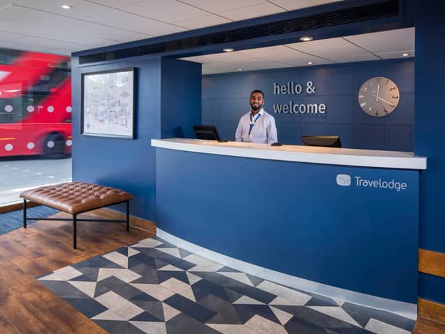 A new budget-luxe reception at Travelodge (Photo: Travelodge)