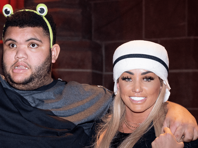 Katie Price and her son Harvey Price  - Credit: Getty Images