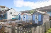 The hut in Westward Ho! Devon. 