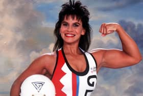 Gladiators star Falcon, whose real name was Bernadette Hunt, has died aged 59