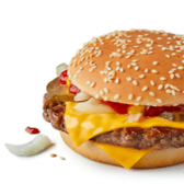 The Quarter pounder with cheese is available for less than £1.50 today (photo: McDonald’s)