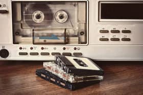Cassette tapes.