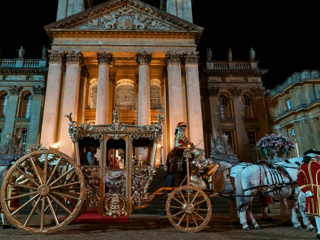 Blenheim Palace was used as a filming location for Queen Charlotte