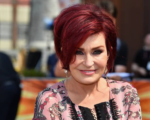 Sharon Osbourne has been spotted in a tent along The Mall