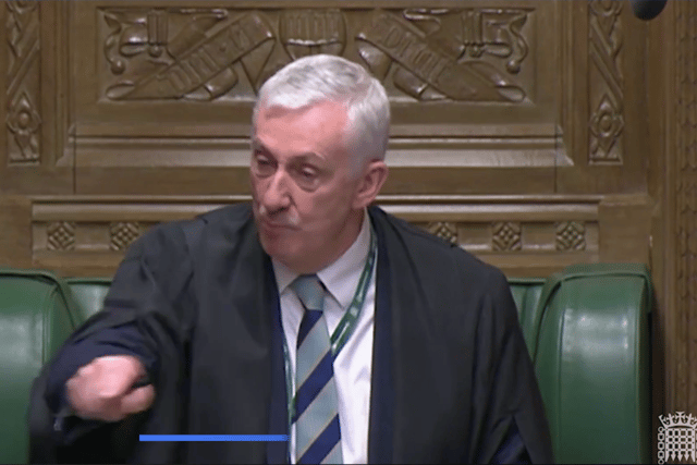 Kemi Badenoch receiving an ‘angry’ dressing down in the House of Commons from Speaker of the House, Lindsay Hoyle.