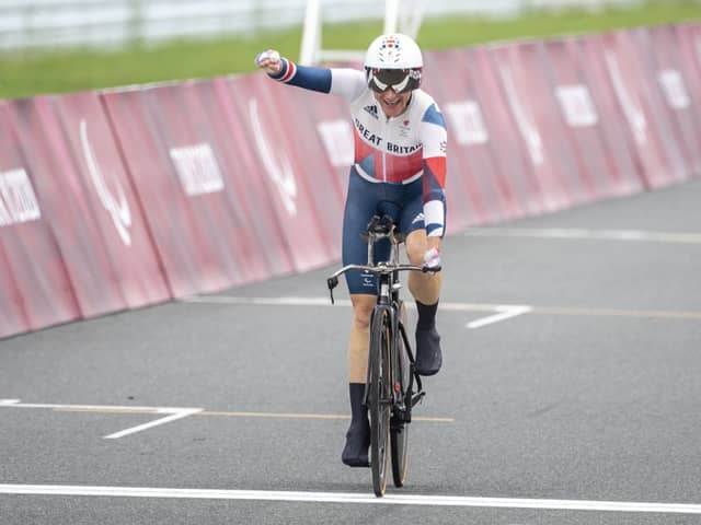 Dame Sarah Storey rode to victory in the women’s C5 time trial (Photo: Getty Images)