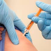 The Health Secretary urged all those eligible to take up the jab (Photo: LEWIS WHYLD/AFP via Getty Images)
