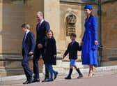 Prince and Princess of Wales with their three children 