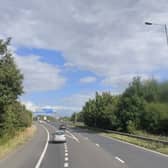 Large stretches of the M53 are closed this morning (Friday) due to an accident involving an overturned vehicle. Photo: Google Maps