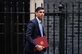 Rishi Sunak's government will preside over the highest tax rises on record, according to the Institute for Fiscal Studies. (Credit: Getty Images)