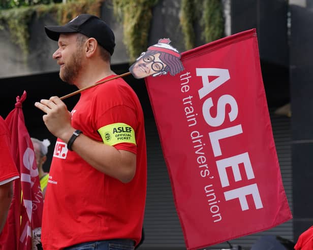 The train drivers' union says the timing of the strikes was not aimed as disrupting Tory members attending their annual conference