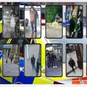 Police are currently looking to trace the people in these pictures.