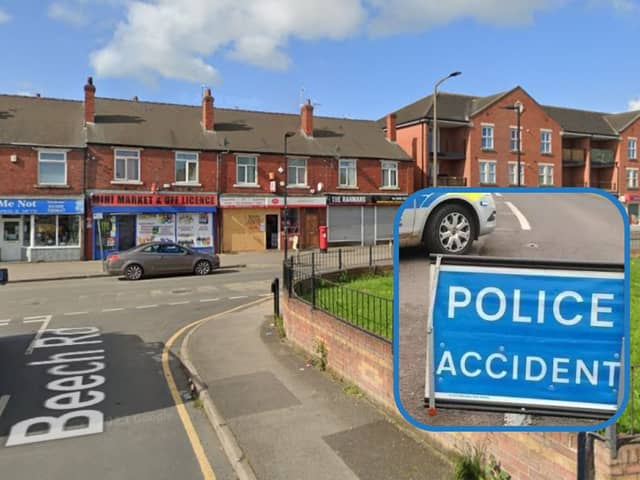 The collision took place near to the junction of Beech Road and Skellow Road in the Carcroft area of Doncaster on Thursday, January 18, 2024, with police called in connection with the incident at 4.50pm
