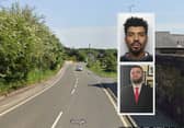 Kyle Buckley, of Eckington, top, has been jailed after a horrific crash, in which Jordan Sheehy, from Doncaster, died.Main picture: Google. Inset: Derbyshire Police