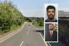 Kyle Buckley, of Eckington, top, has been jailed after a horrific crash, in which Jordan Sheehy, from Doncaster, died.Main picture: Google. Inset: Derbyshire Police