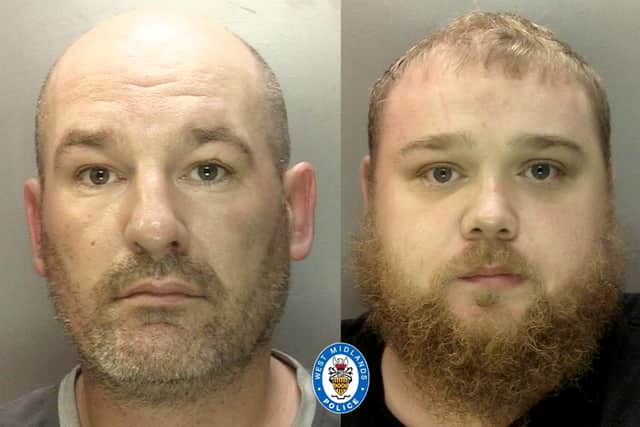 Adam Leek (left) and Sam Hall. Picture: West Midlands Police / SWNS