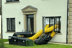 Diane Jackson, 61, and partner Mark, 59, have seen their £320,000 new build home turn into a nightmare after mould and beetle infestation riddled the building. (Credit: SWNS)