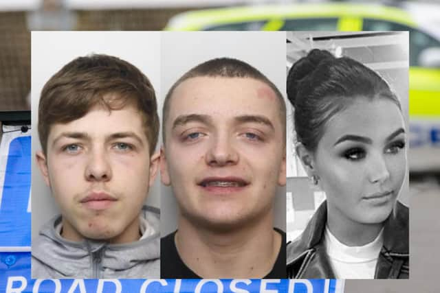 Killer drivers Brandon Varley (left), Brandon South (centre) and Molly Mycroft have all been jailed at Sheffield Crown Court over the last fortnight for their role in separate, fatal crashes on South Yorkshire's roads 