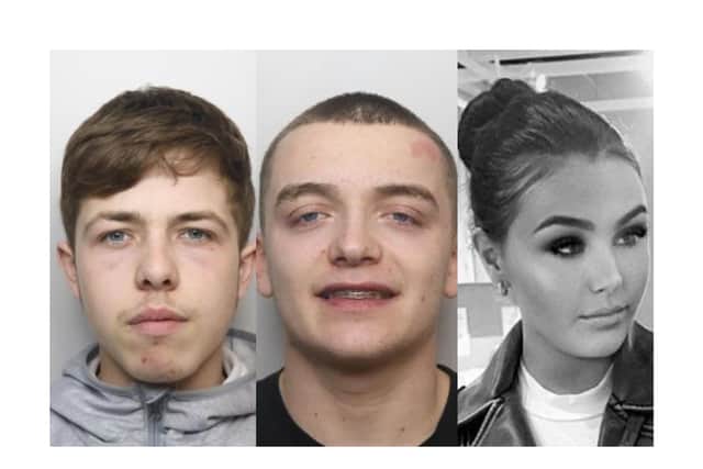 Killer drivers Brandon Varley (left), Brandon South (centre) and Molly Mycroft have all been jailed at Sheffield Crown Court over the last fortnight for their role in separate, fatal crashes on South Yorkshire's roads 
