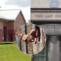 Sheffield Crown Court heard how during the course of their three-month relationship while she was a custody manager at HMP Marshgate in Doncaster, Lauren Miller gave the inmate, with whom she was in a sexual relationship, preferential treatment in a number of ways. Inset picture posed by models 
