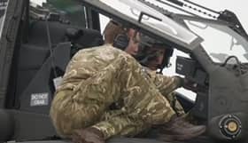 Prince William flies helicopter after becoming Army chief.