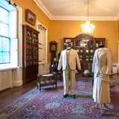 Costume from the Classics includes these screen worn outfits by David Suchet and Bette Davis in Death on the Nile.