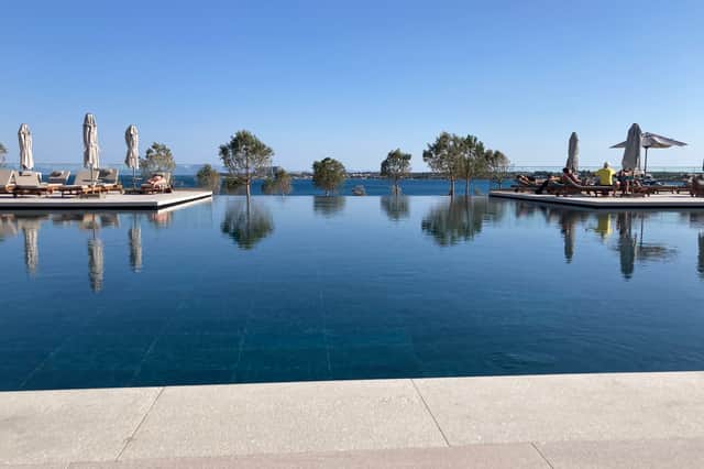 One of the pools at Anda Barut Collection