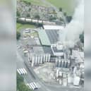 Huge fire at Carling and Coors brewery