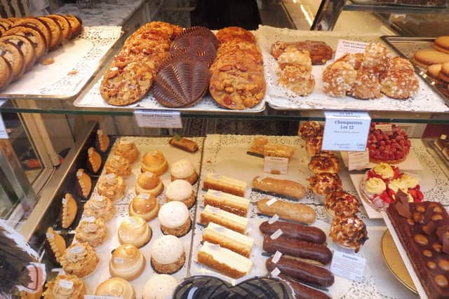 A cake shop in Bayeux