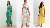 Trending midi dresses on the high street