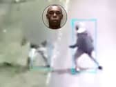 Knife-wielding thug, Seye Djli, 24, was captured on CCTV as he prowled the streets of Leicester hunting for victims.