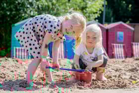 Young visitors enjoying the Beach at National Coal Mining Museum. Photo: JMA Photography, NCMME.