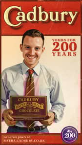 Cadbury My Era AI retro photo. Photo: Cadbury