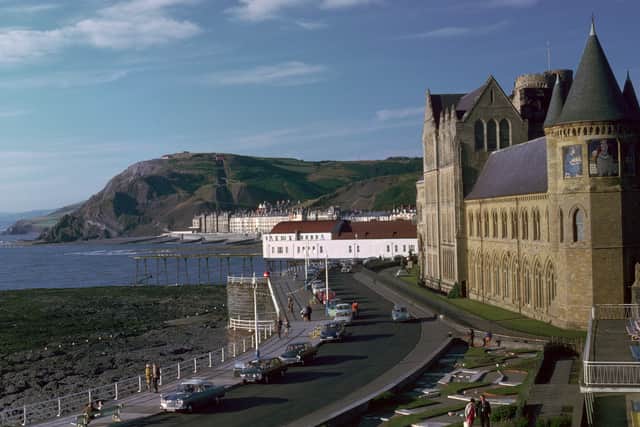 The haunting backdrop of Aberystwyth seafront - the perfect location of The International Horror Festival take place in November 2024.