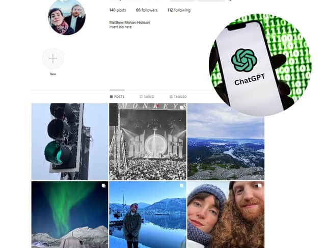 ChatGPT roasted my Instagram account. Photo: Instagram/ Getty Images