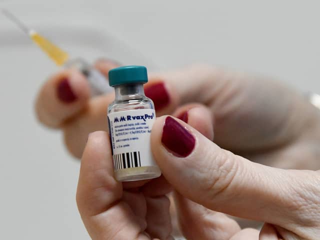 Parents are being urged to vaccinate their children against measles ahead of the new school term. (Photo: SAVO PRELEVIC/AFP via Getty Images)